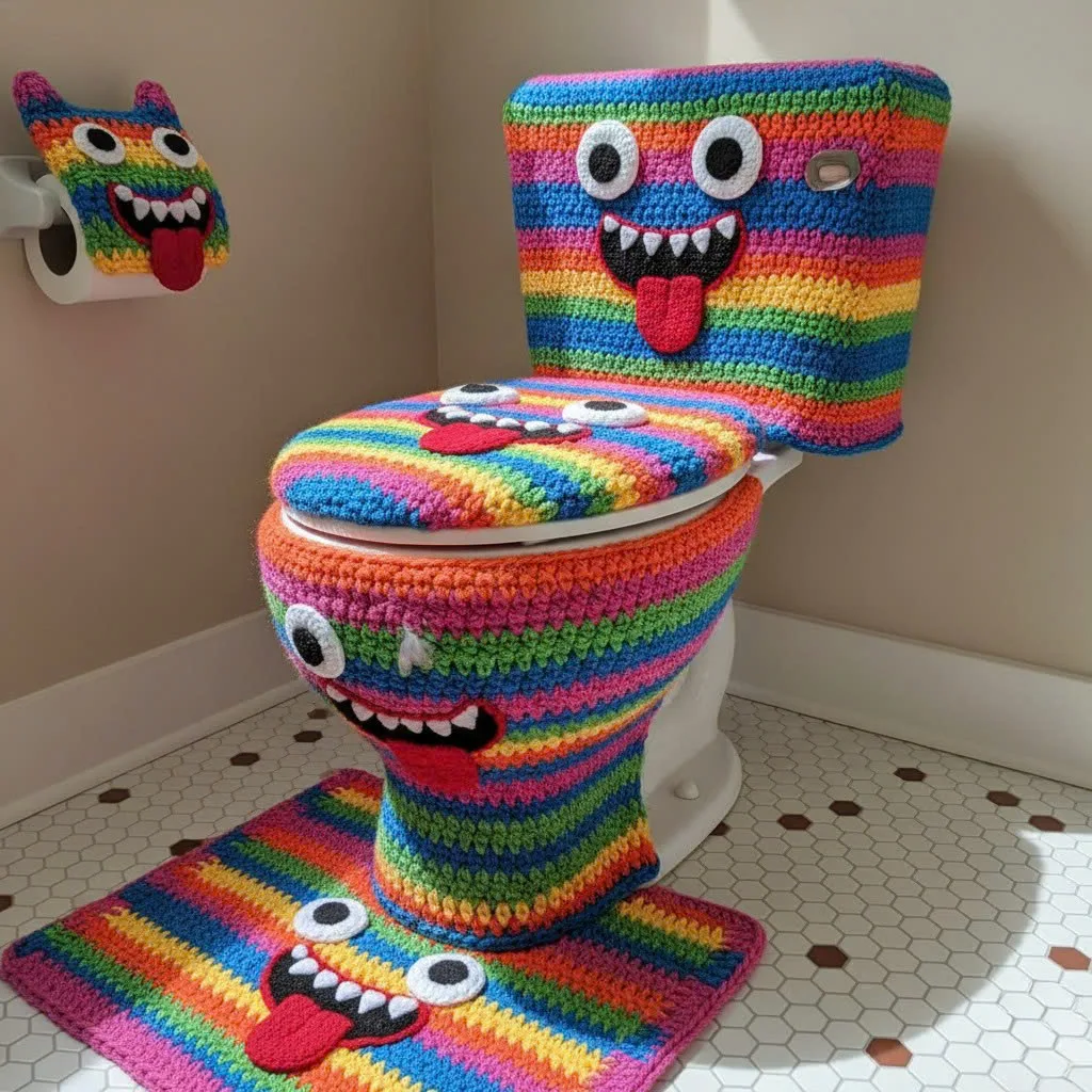 Embrace Elegance and Functionality with Crochet Toilet Covers - A Cozy Home Makeover