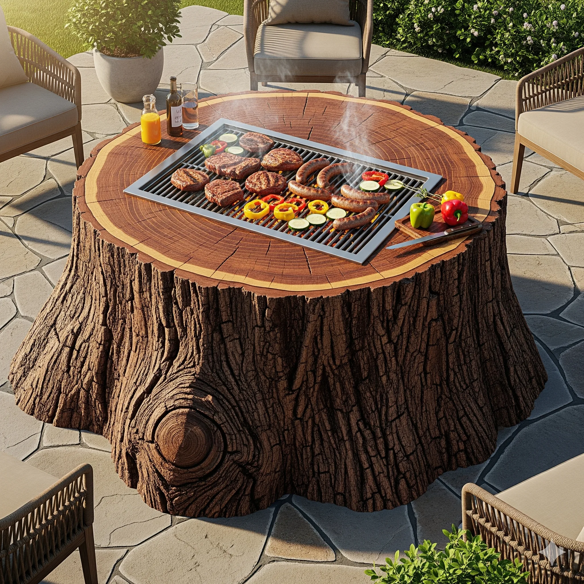 Benefits Specific to Giant Tree Stump BBQs