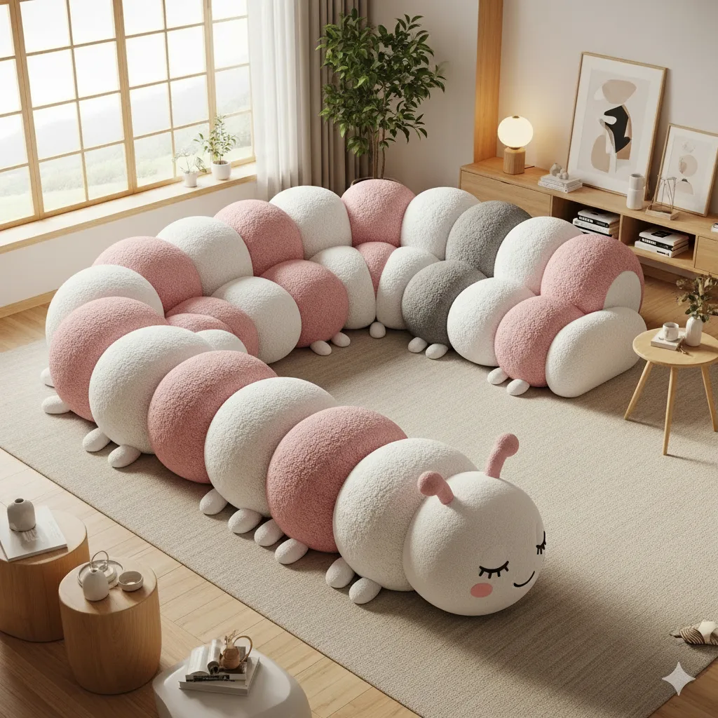 Understanding the Unique Design of Sectional Caterpillar Sofas