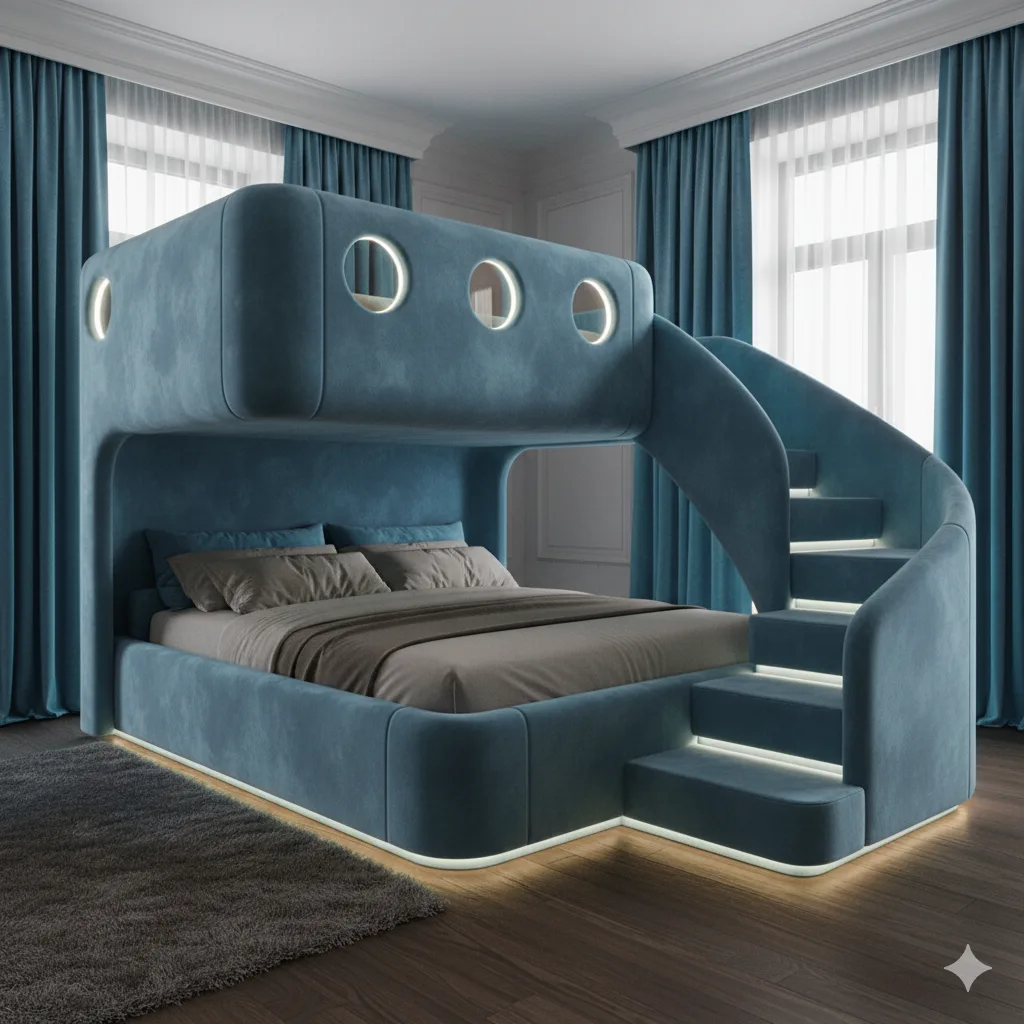 The Allure of Velvet Bunk Beds - Combining Comfort with Sophistication