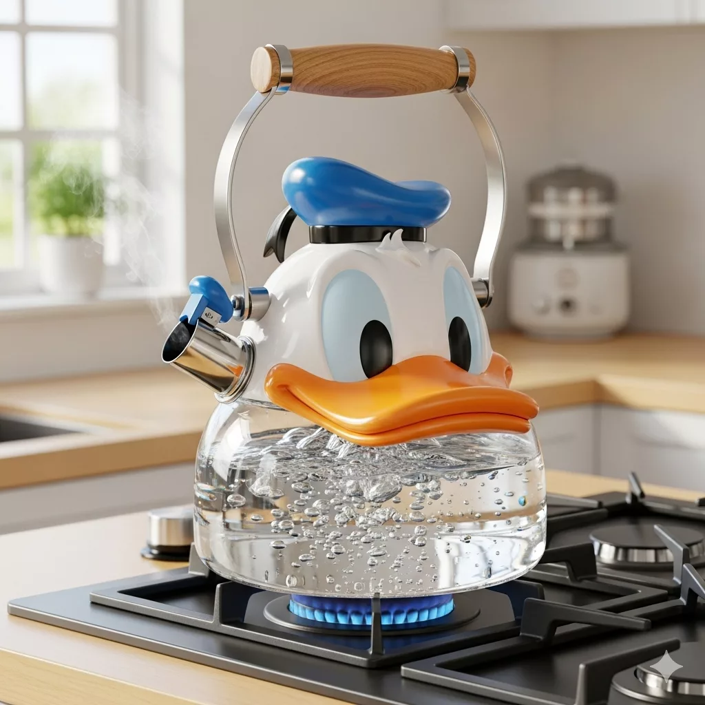 Comparing Cartoon Kettles with Traditional Kettles and Their Unique Appeal