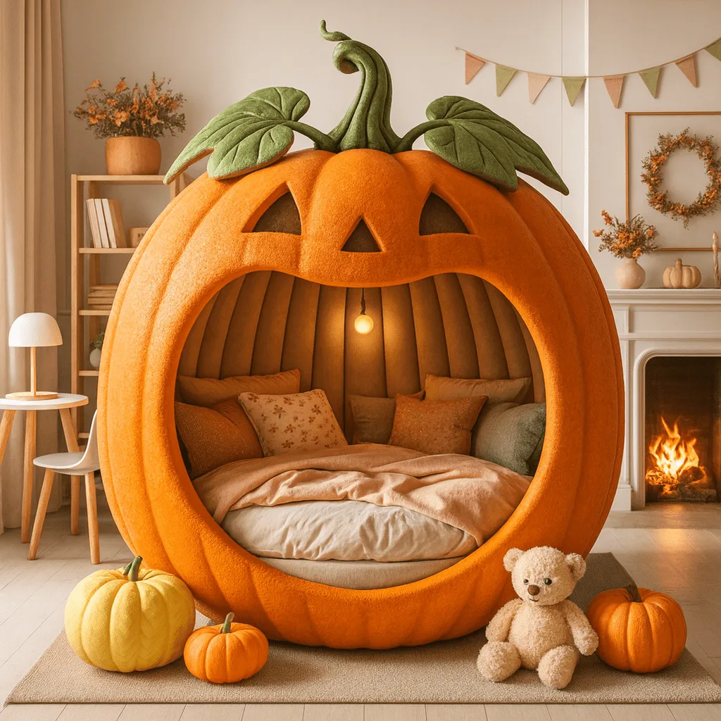 Enchanting Comfort Meets Spooky Style - Halloween Bed Pods Transform Your Sleep Experience