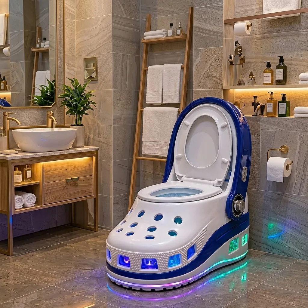 The Concept and Inspiration Behind the Crocs Inspired Toilet