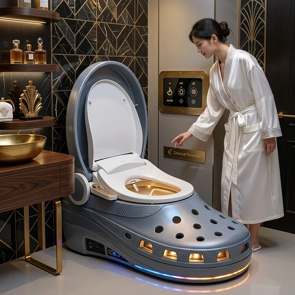 How to Incorporate the Crocs Inspired Toilet Into Your Space