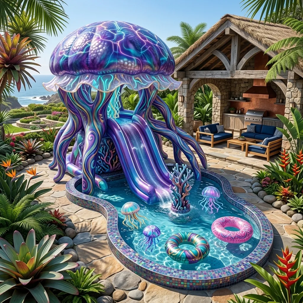 Exploring the Features of the Giant Inflatable Jellyfish Water Park
