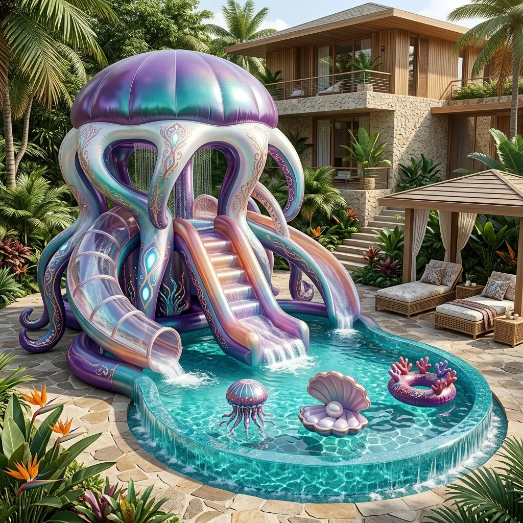 Exploring the Features of the Giant Inflatable Jellyfish Water Park