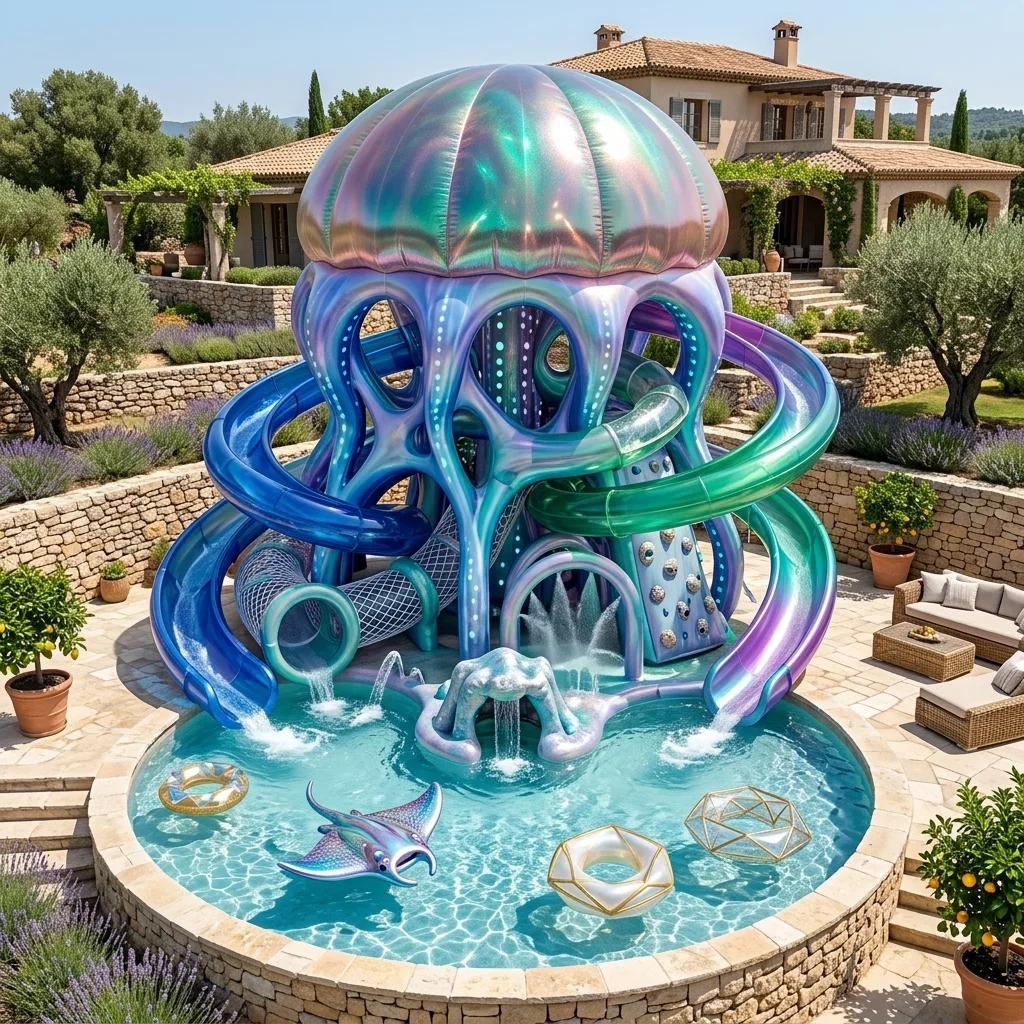 Exploring the Features of the Giant Inflatable Jellyfish Water Park
