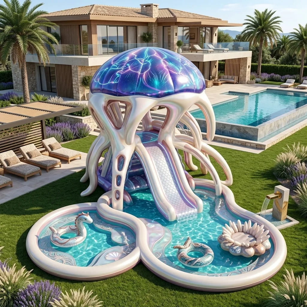 Exploring the Features of the Giant Inflatable Jellyfish Water Park