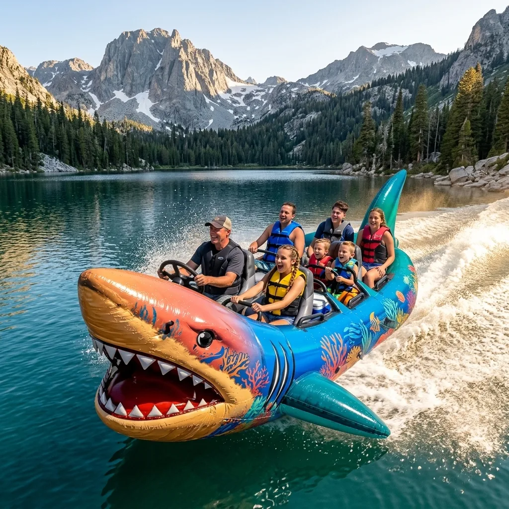 Creative Uses and Exciting Examples of the Giant Inflatable Shark Speed Boat